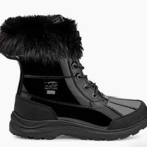 Ugg Adirondack III Boot Black Patent Leather 8.5